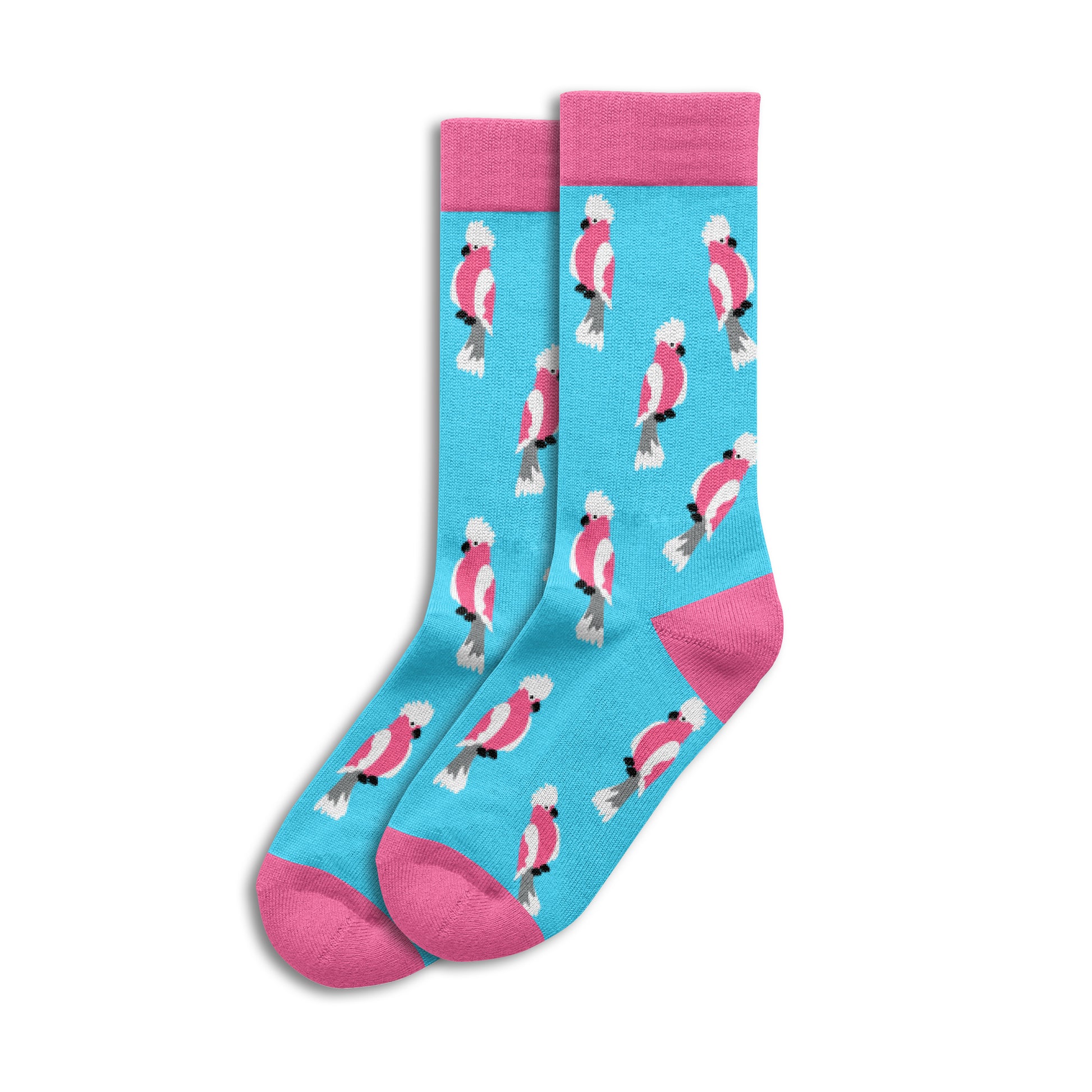 Sole Mates Socks - Galah Blue - Wilmot Harvey