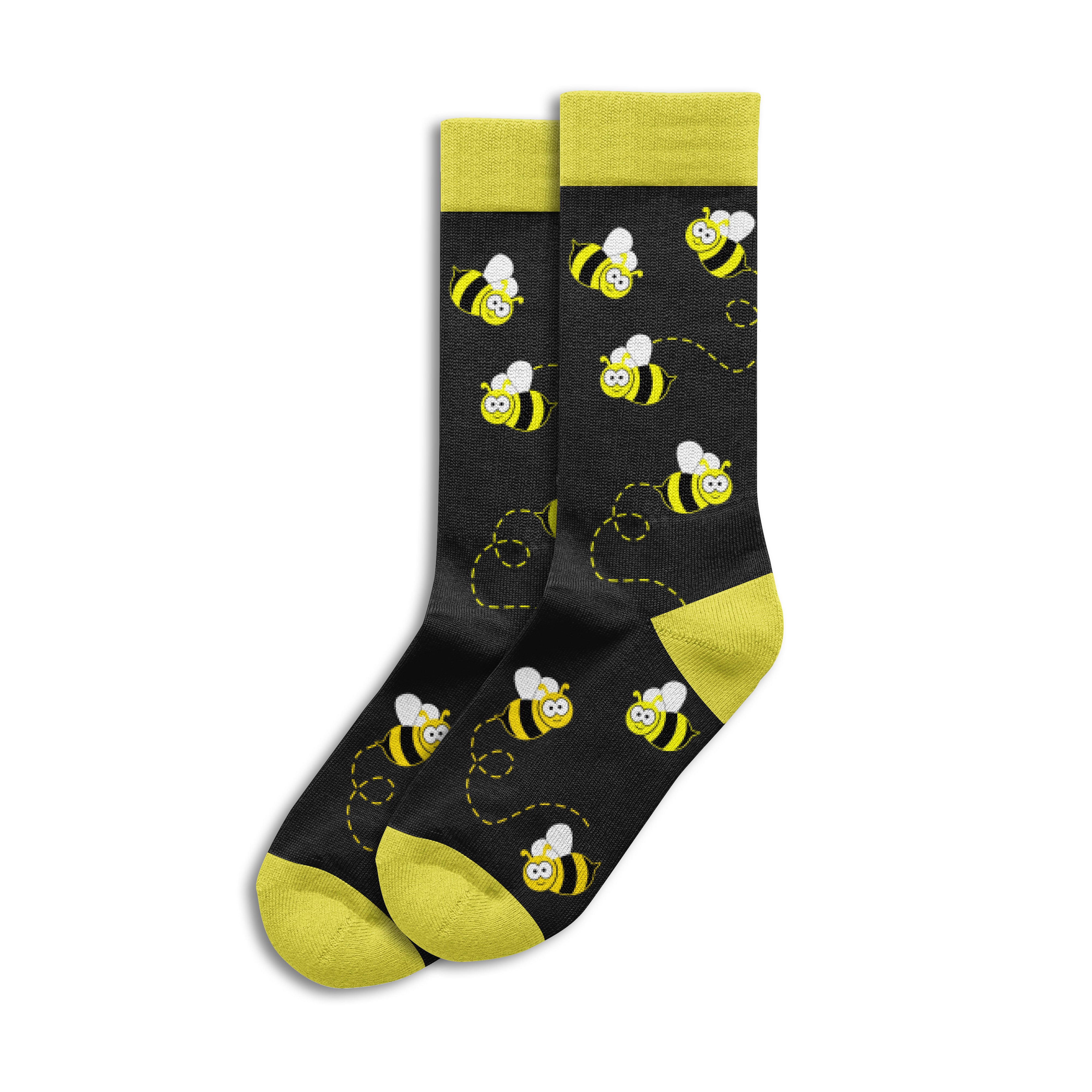 Sole Mates Socks - Bee Black - Wilmot Harvey