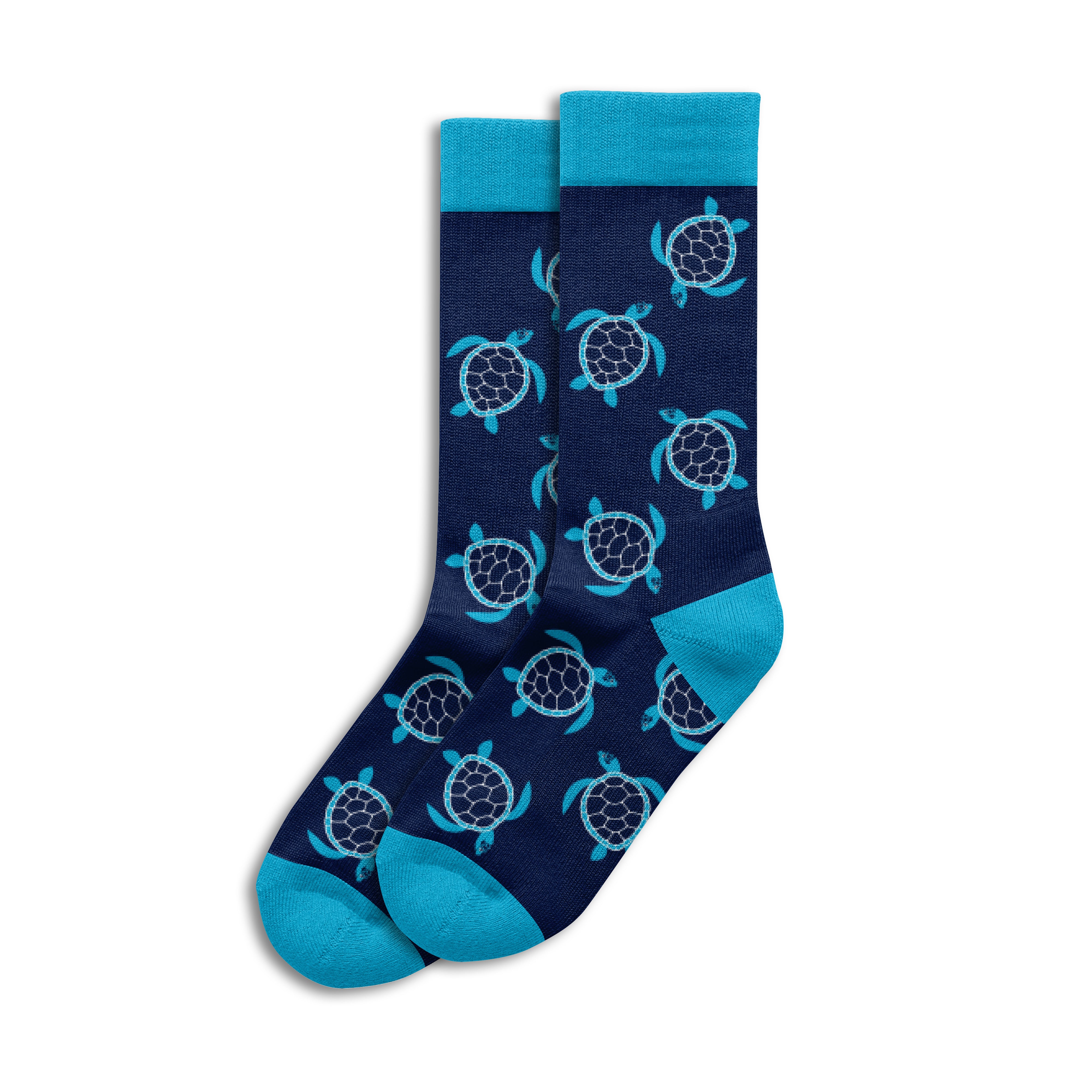 Sole Mates Socks - Turtle Navy - Wilmot Harvey