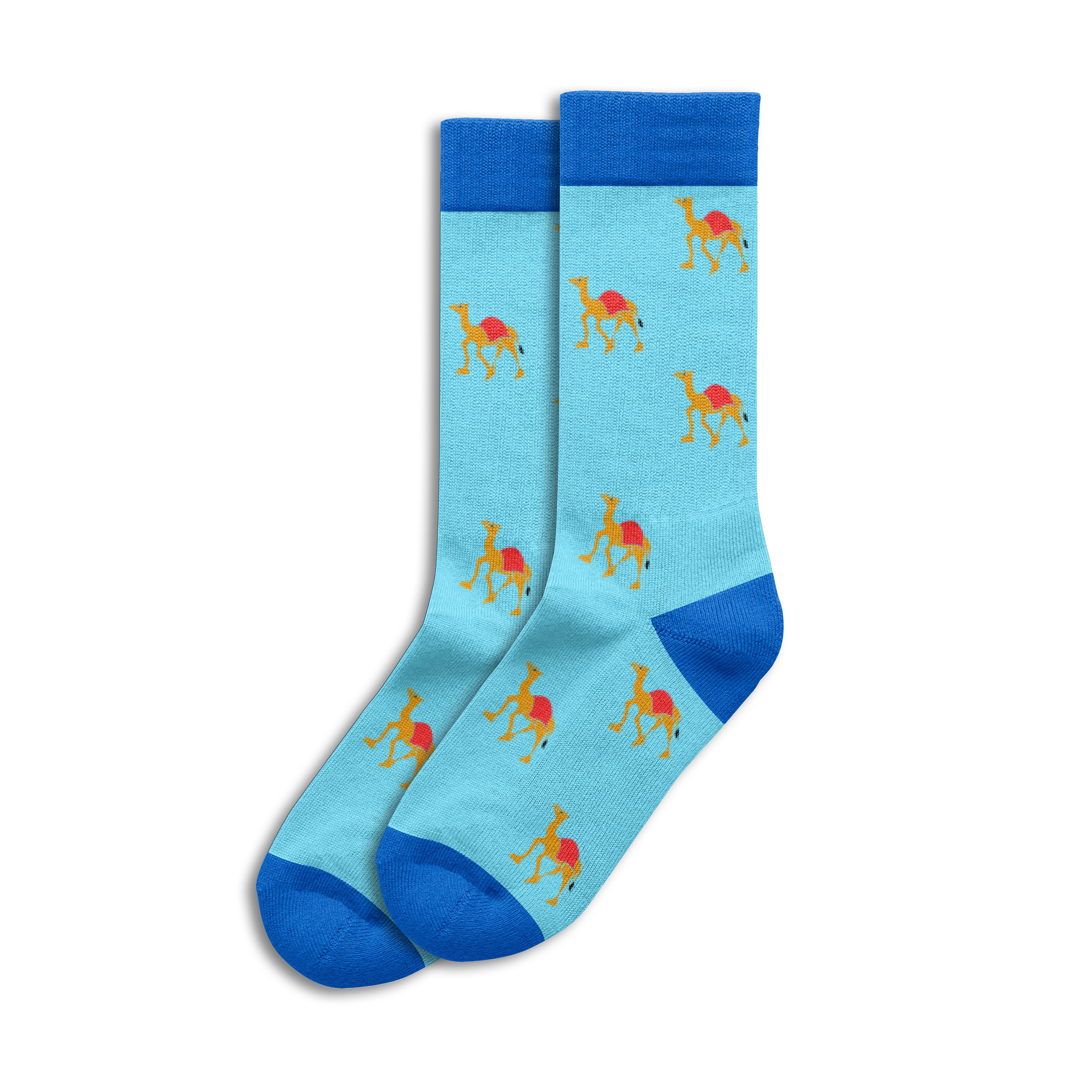 Sole Mates Socks - Camel Blue - Wilmot Harvey
