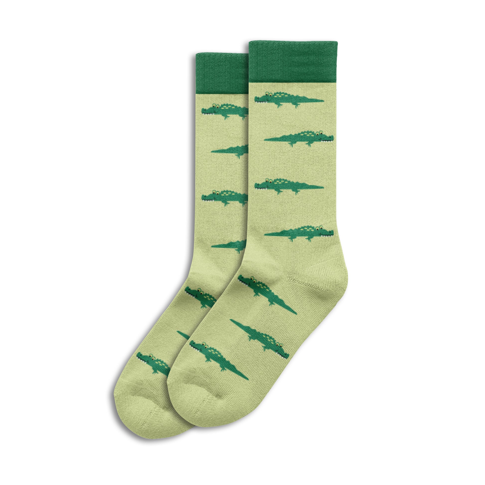 Sole Mates Socks - Crocodile Green - Wilmot Harvey