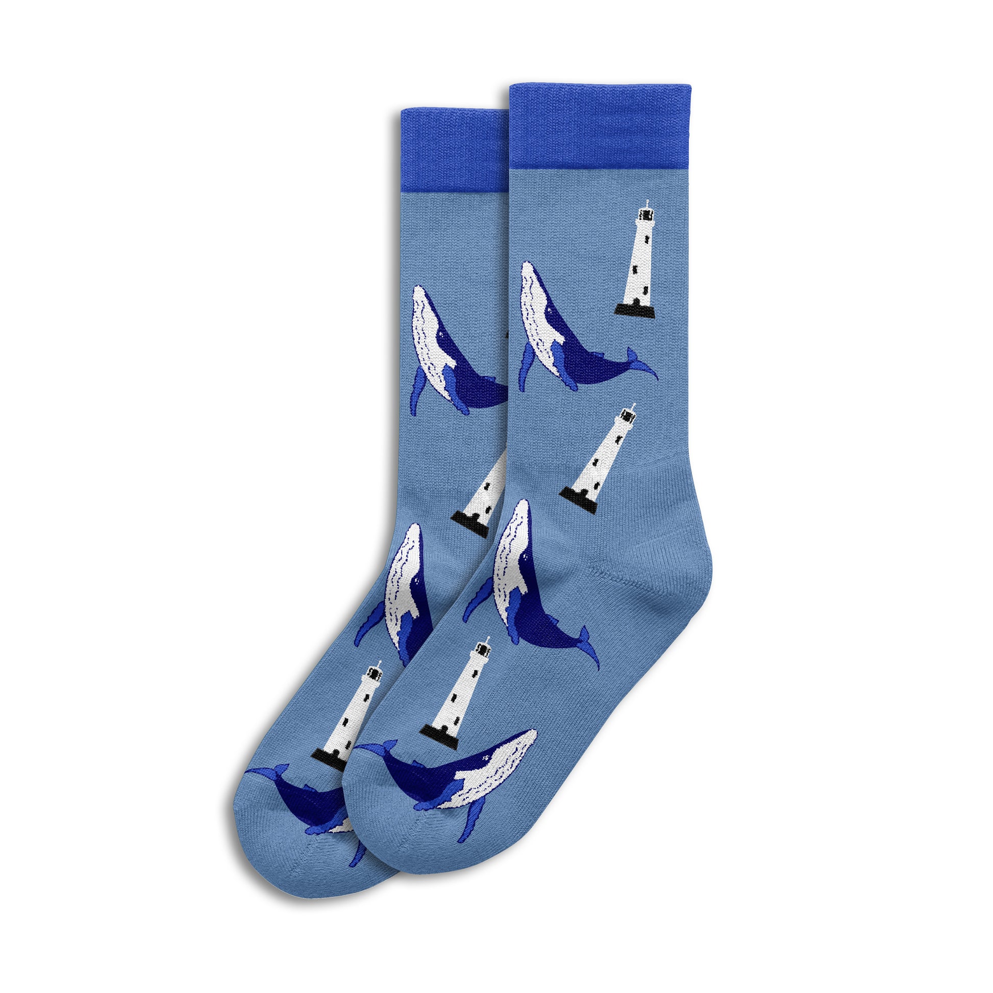 Sole Mates Socks - Whale and Lighthouse - Wilmot Harvey