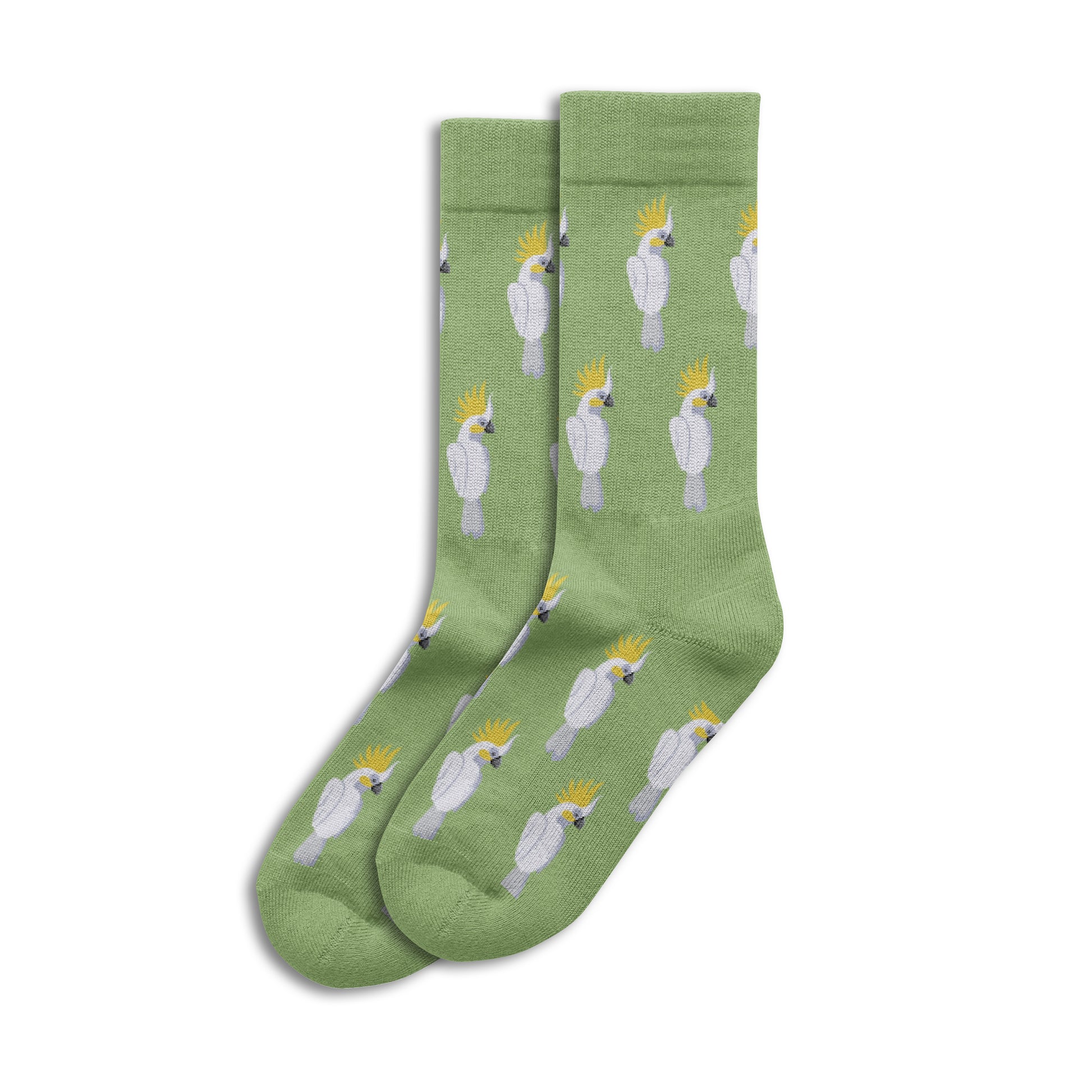 Sole Mates Socks - Cockatoo Green - Wilmot Harvey