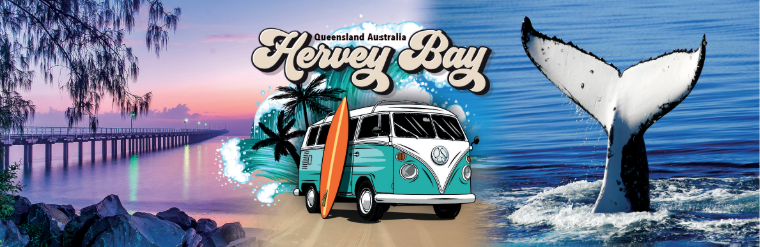 Sticker - Hervey Bay Kombi Van Bumper