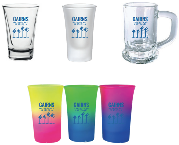 Shot Glass Range - Cairns