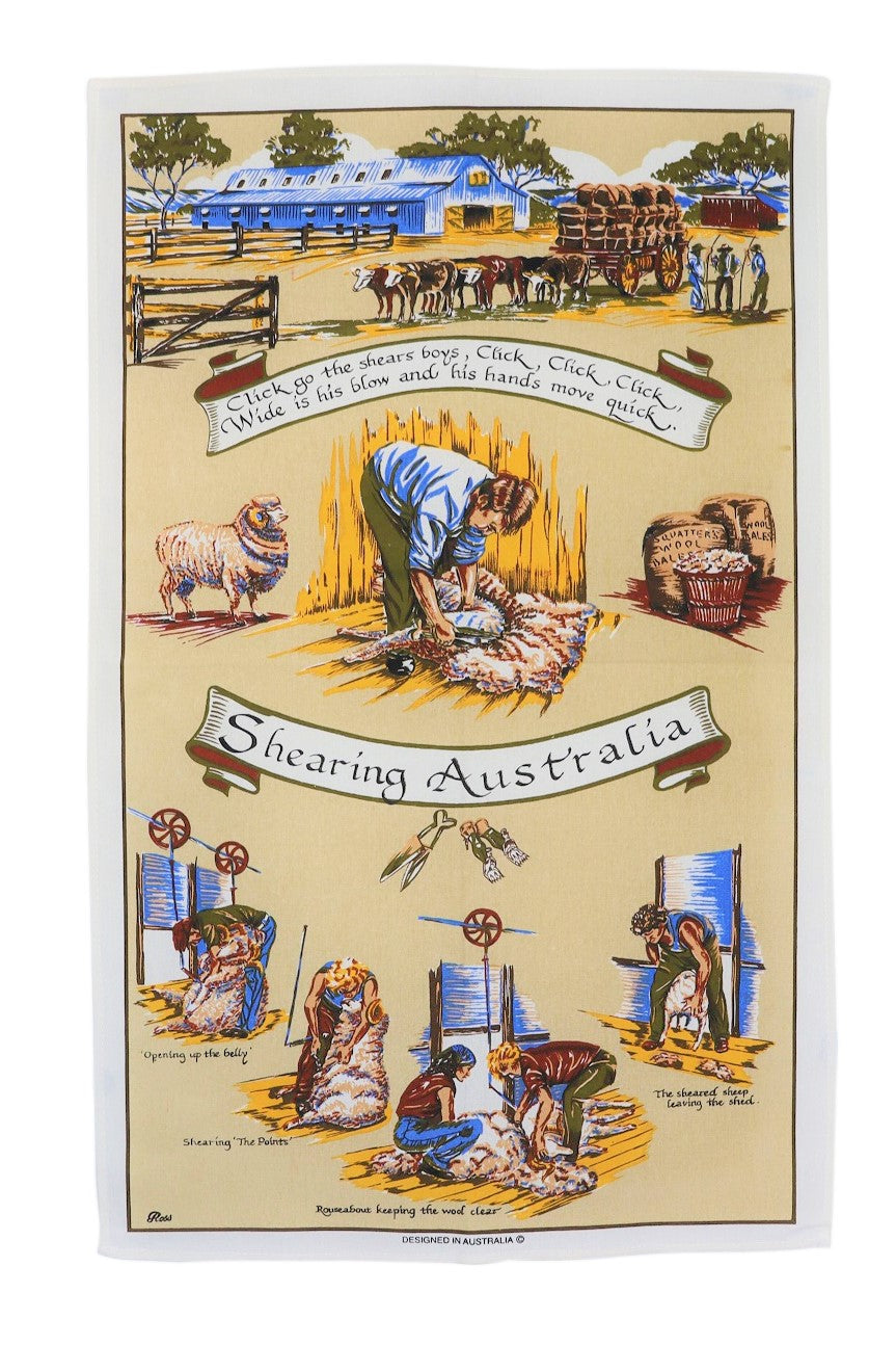 Tea Towel - Shearers