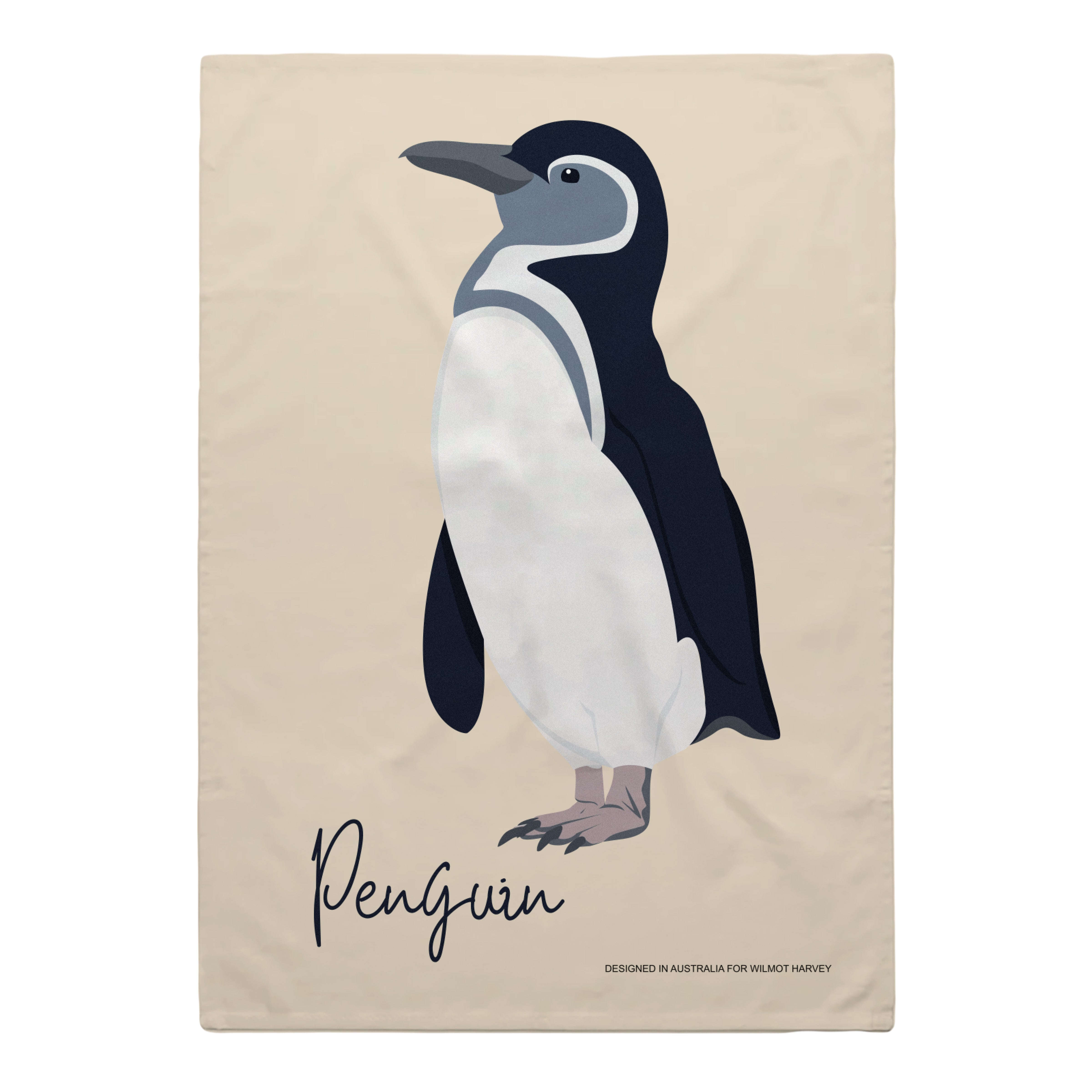 Tea Towel - Penguin - Wilmot Harvey
