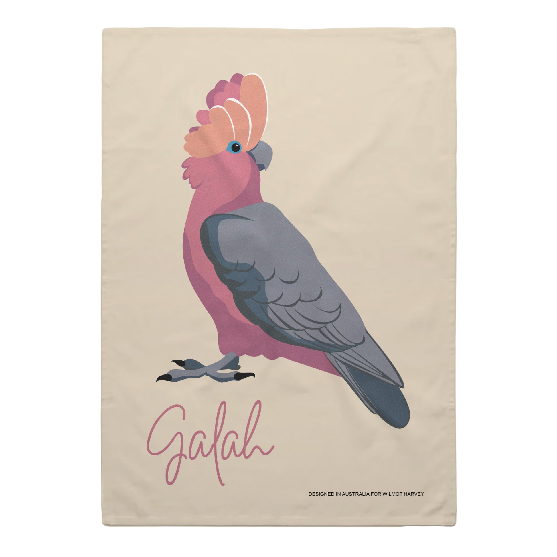 Tea Towel - Galah - Wilmot Harvey