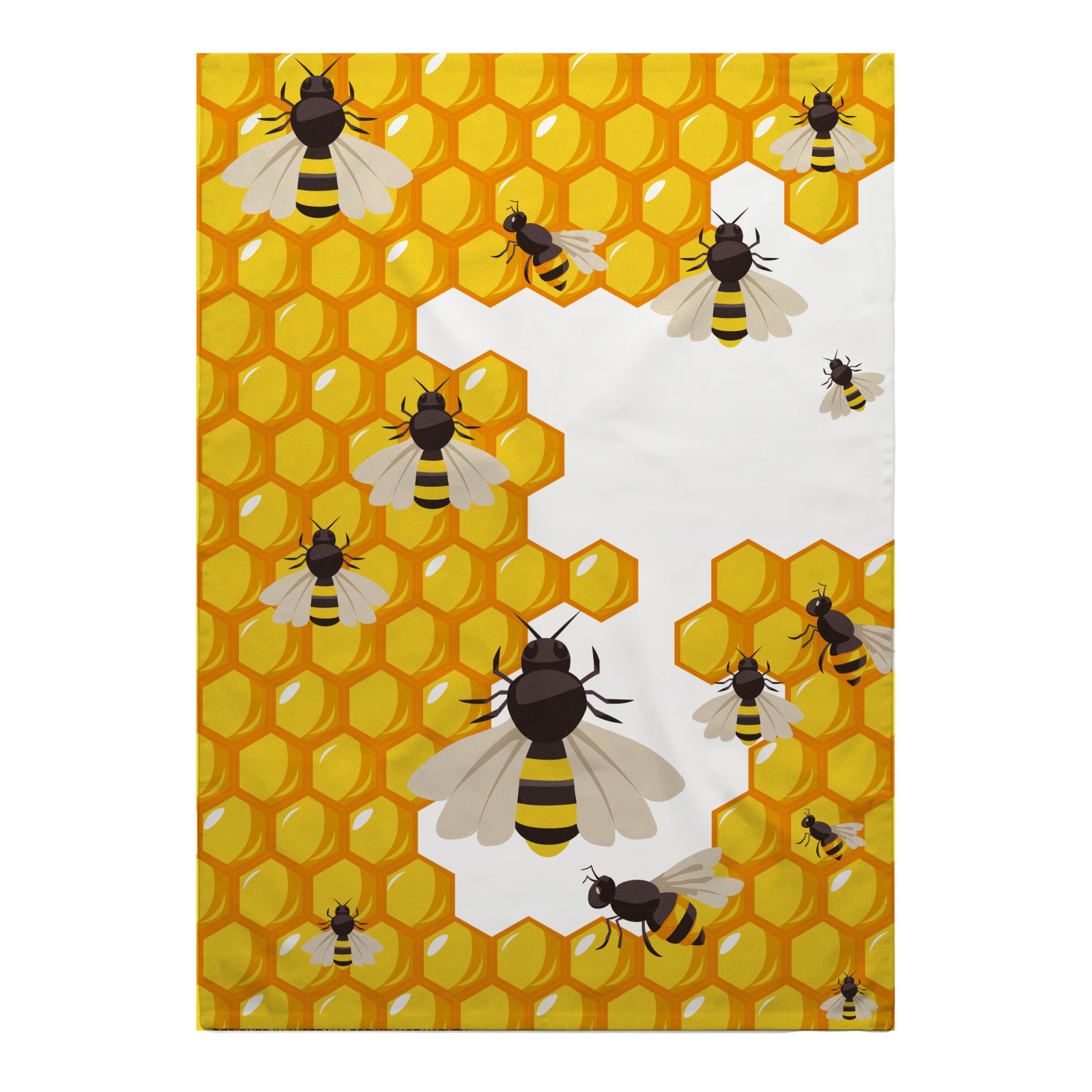Tea Towel - Bee Hives - Wilmot Harvey
