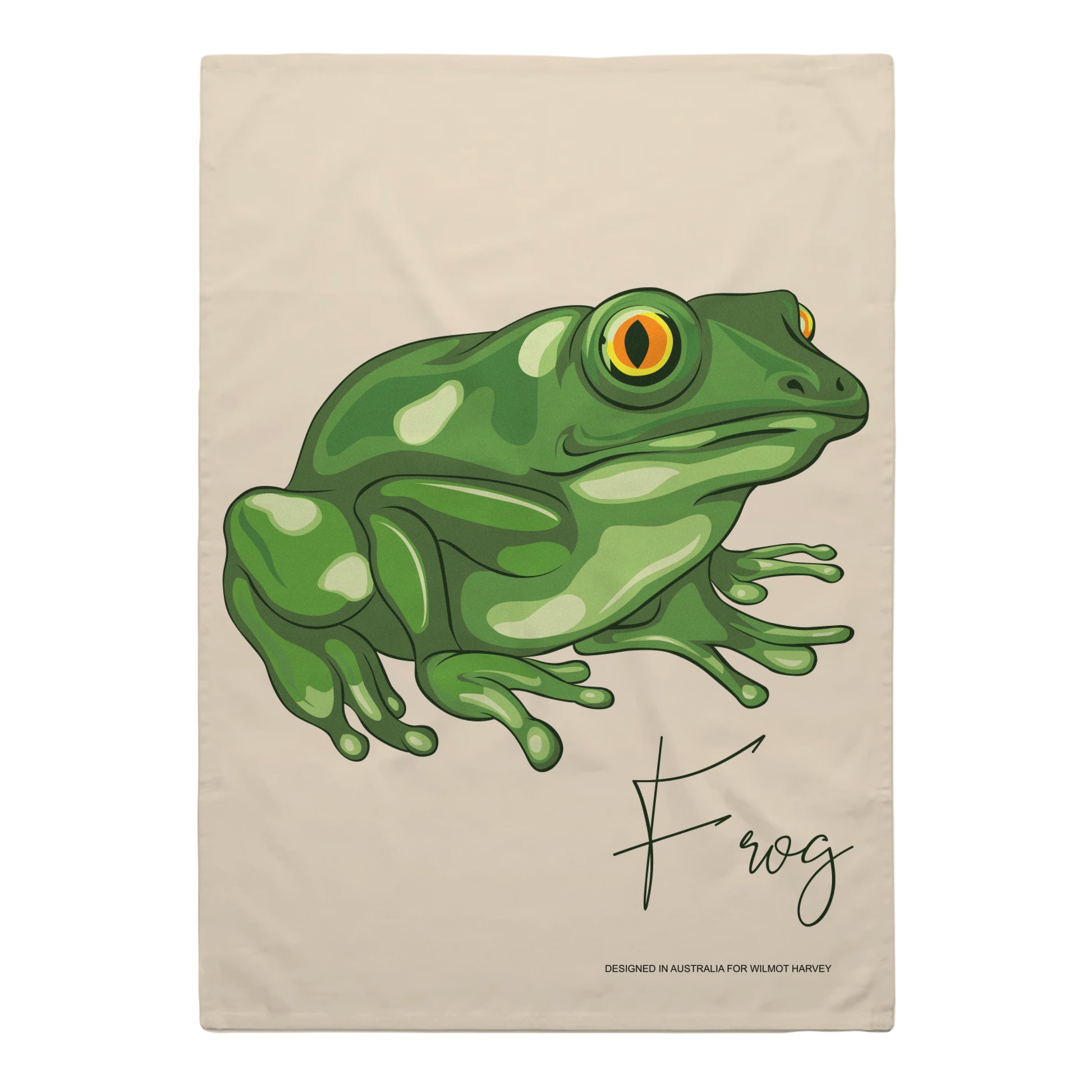 Tea Towel - Frog - Wilmot Harvey