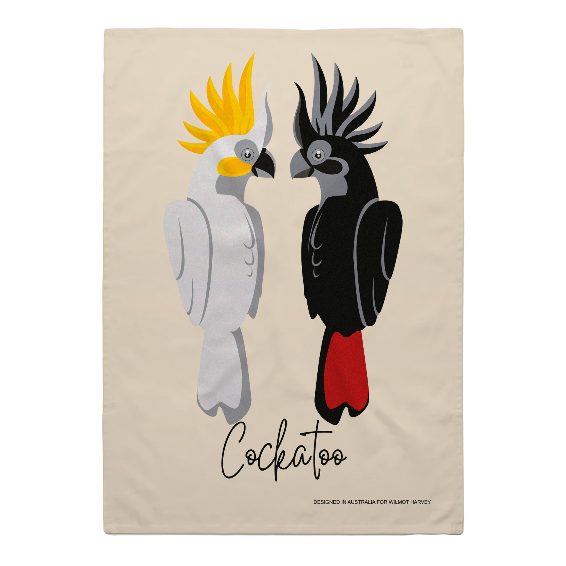 Tea Towel - Cockatoos - Wilmot Harvey