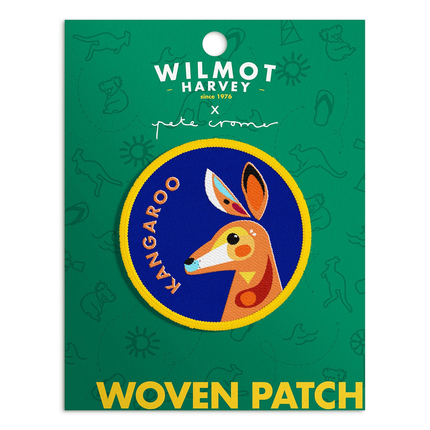 Pete Cromer Woven Patch - Kangaroo - Wilmot Harvey