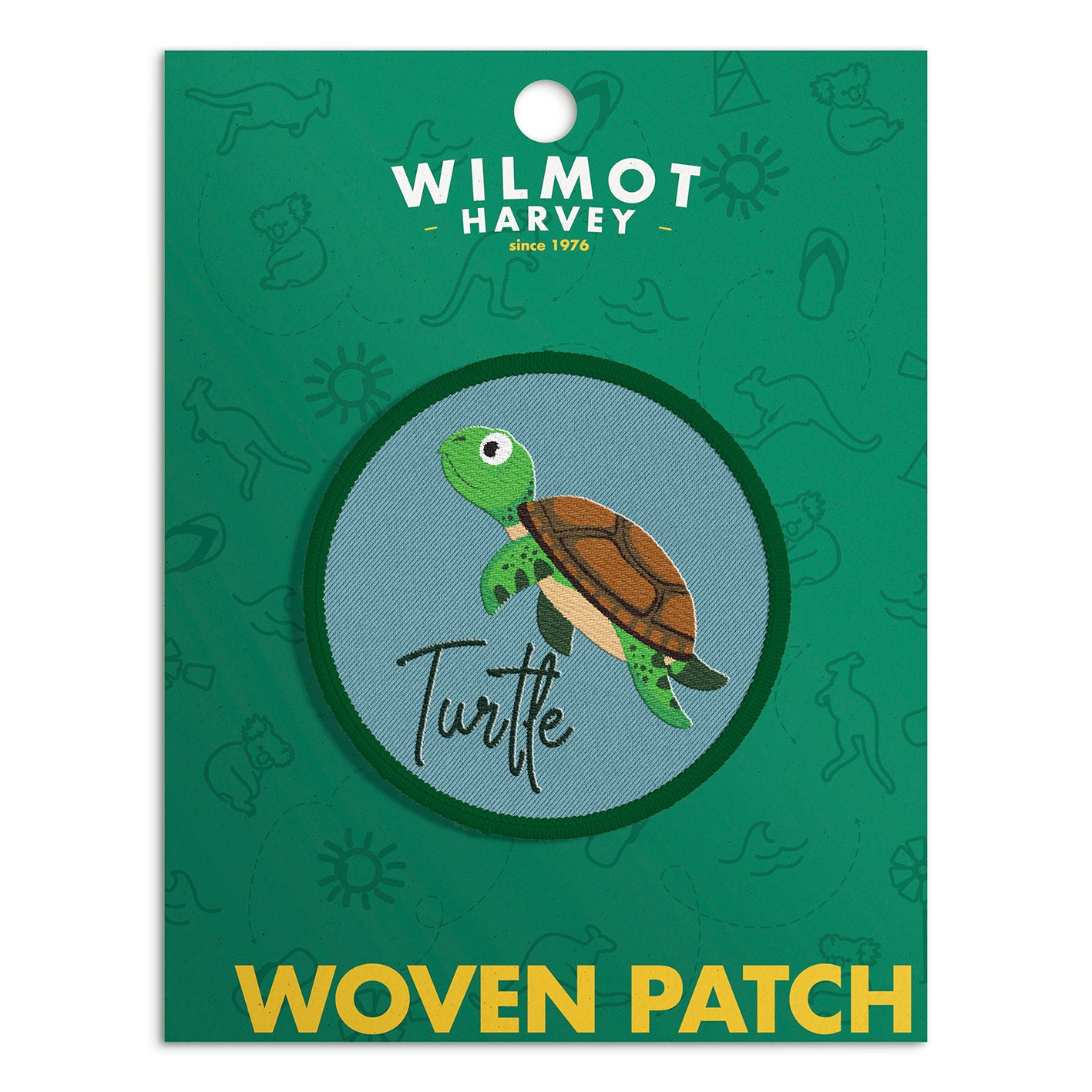 Woven Patch - Turtle