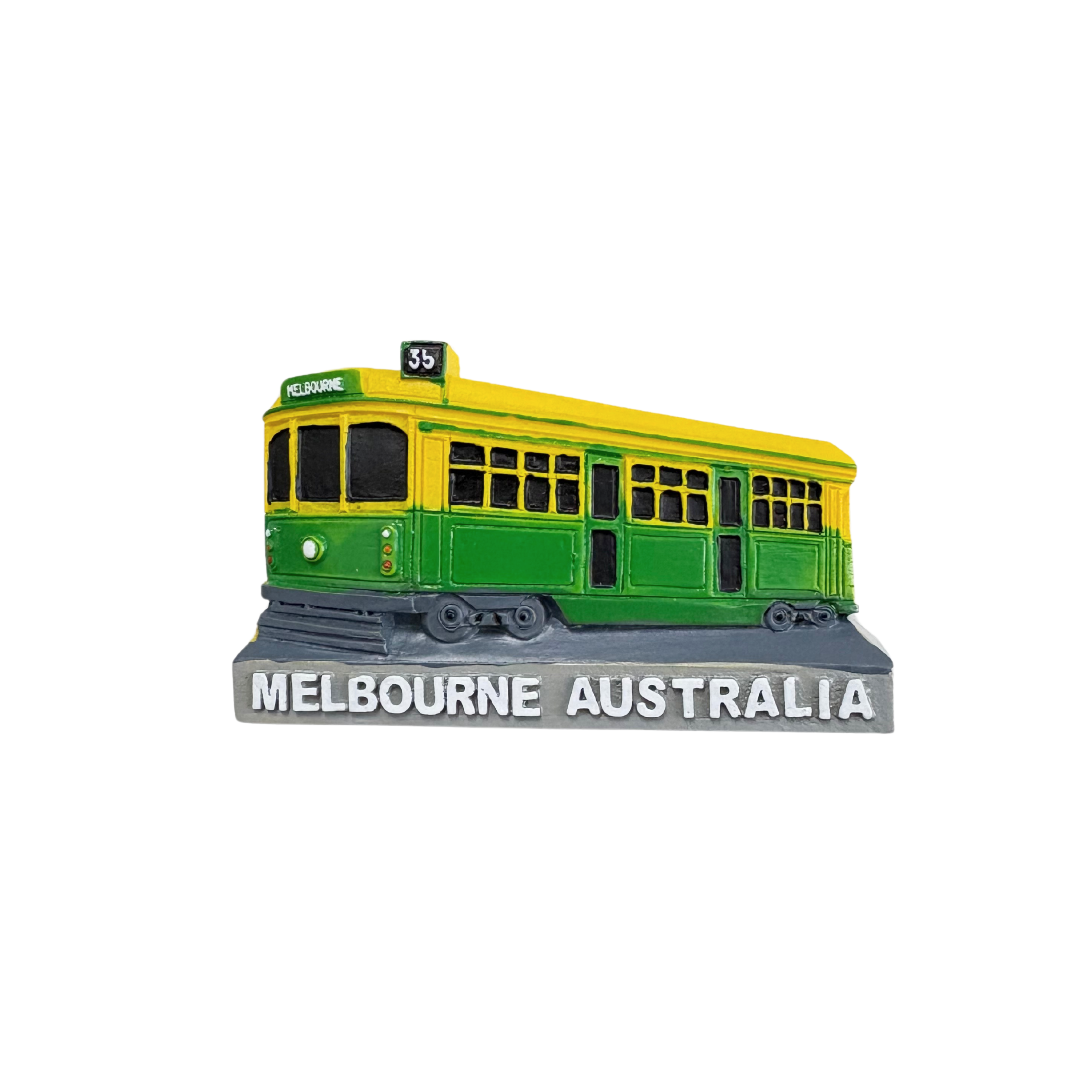 Polystone Magnet - Melbourne Tram
