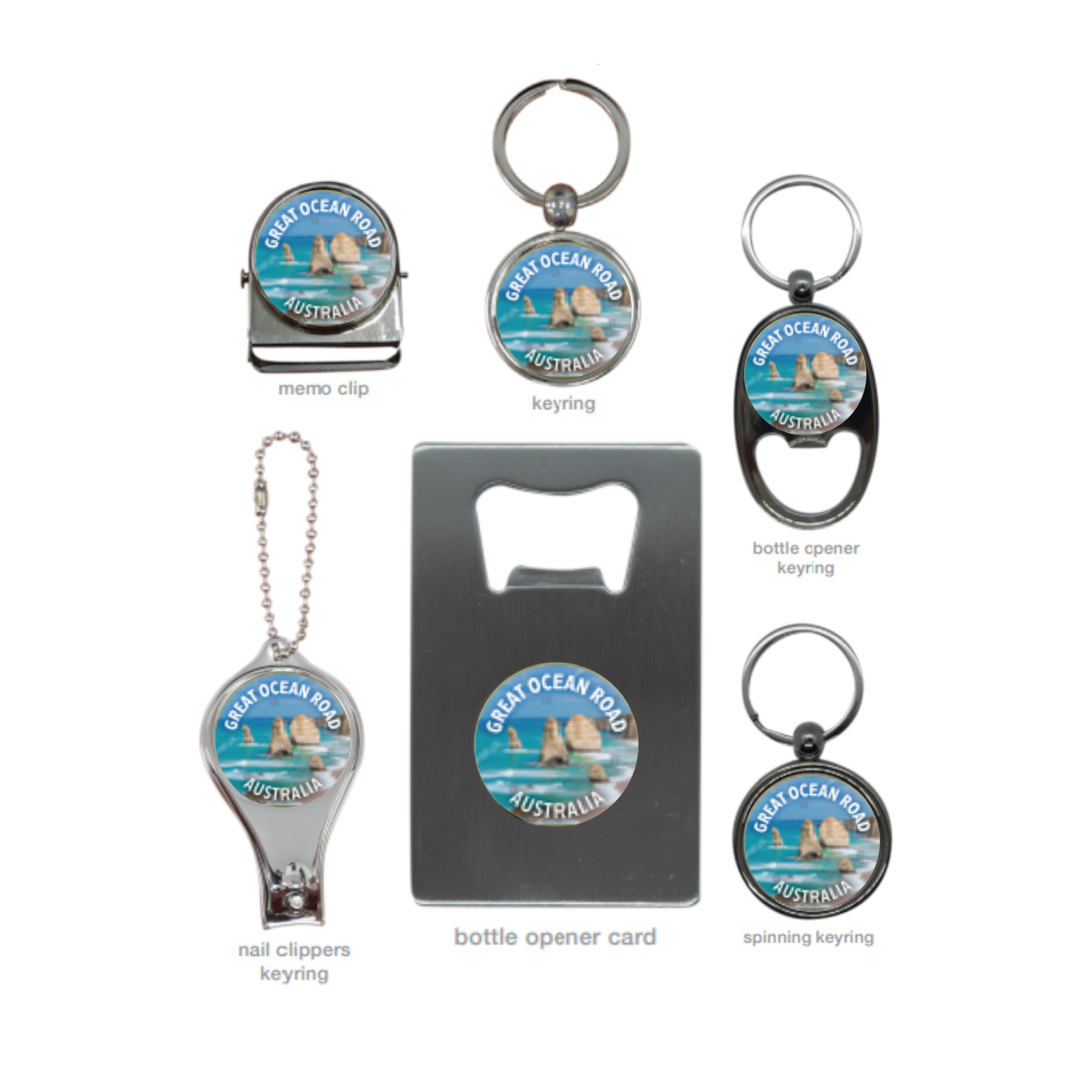 30mm Crest Great Ocean Road Twelve Apostles Day - Various Products (All in stock so please order)