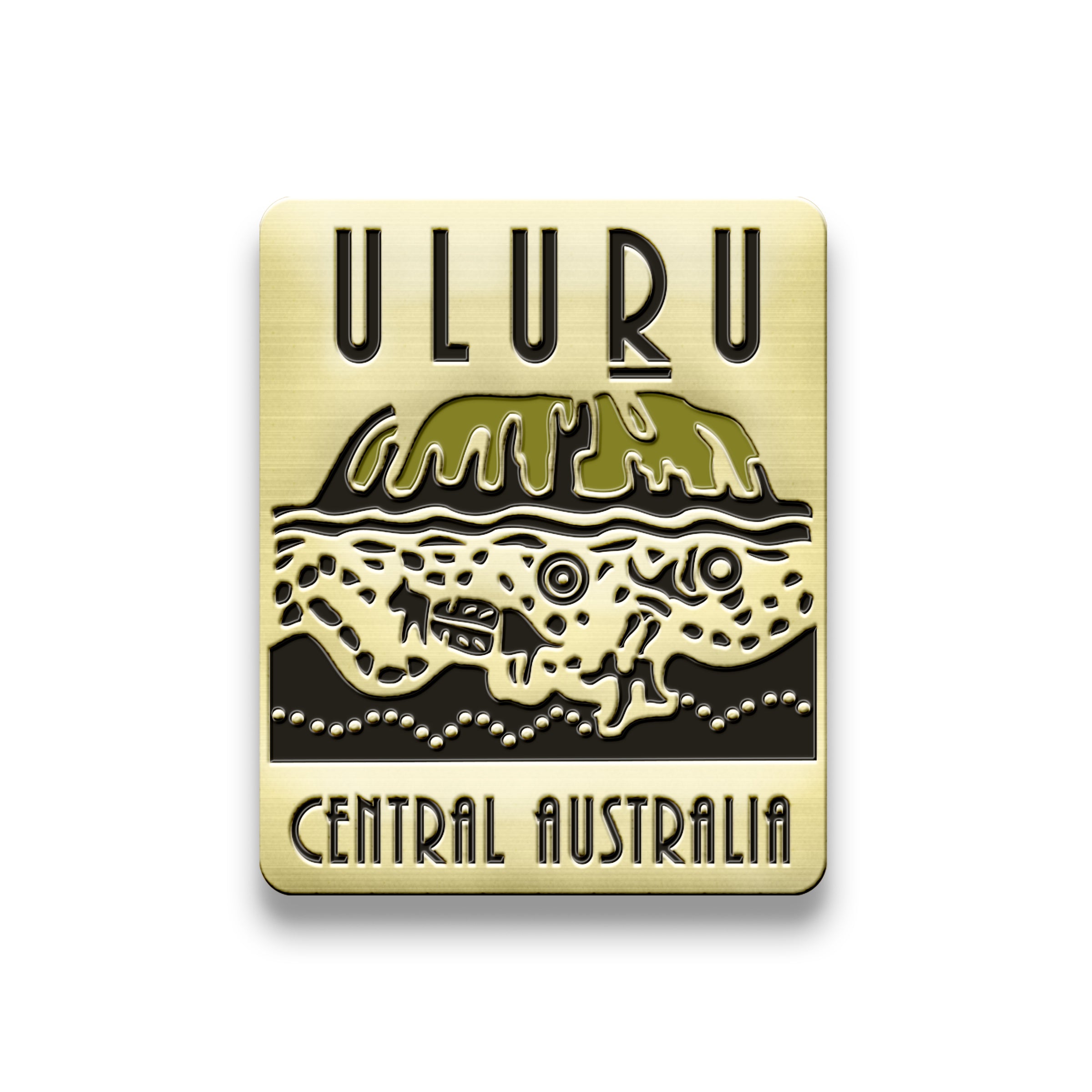 Hat Badge - Uluru Central Australia