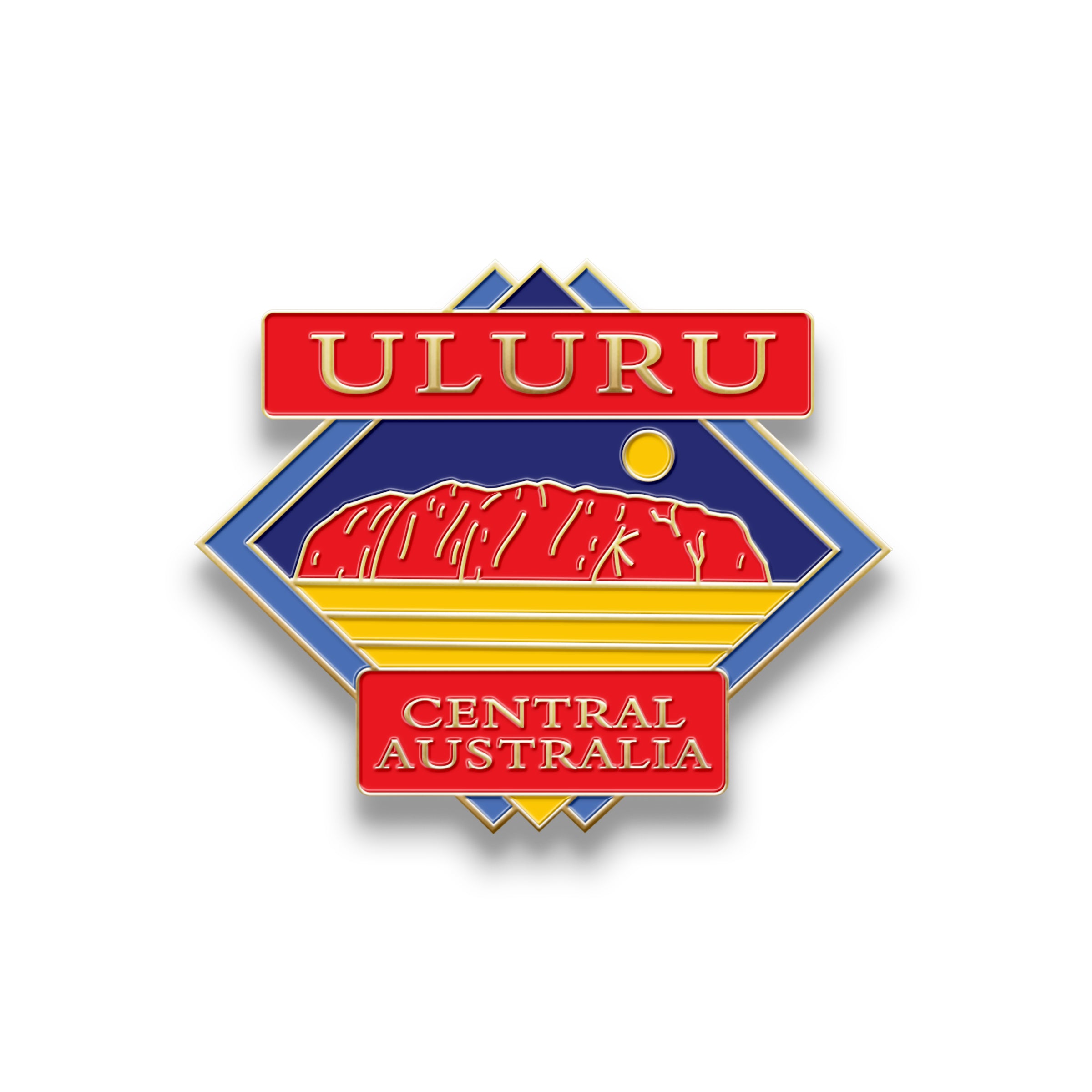 Hat Badge - Uluru Central Australia