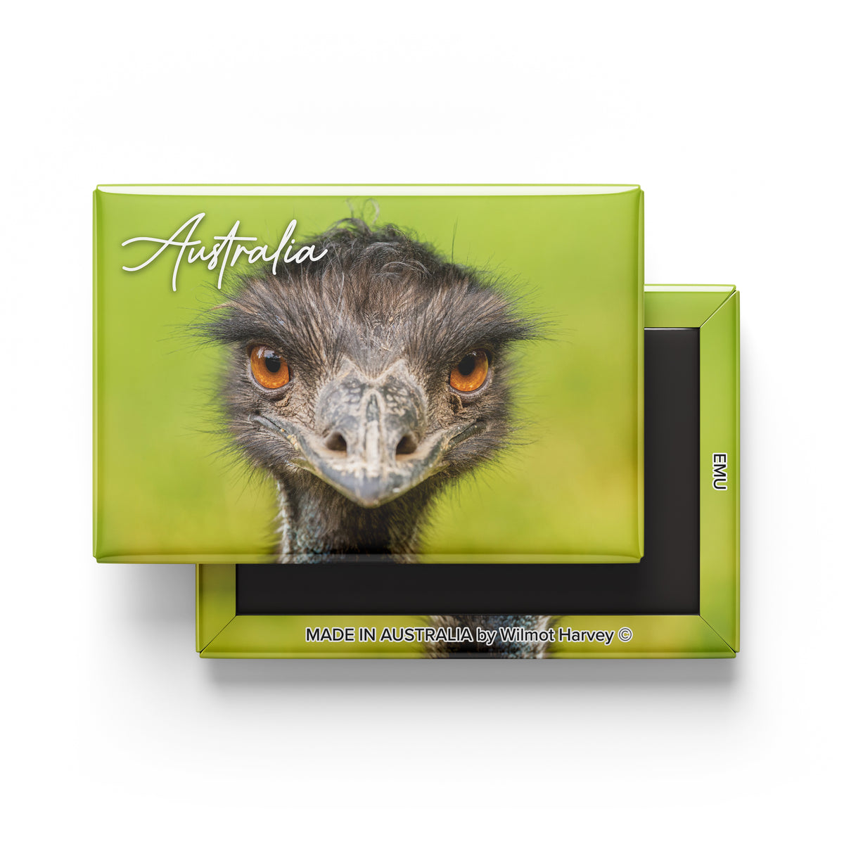 Tin Fridge Magnet - Emu (Australian Made)