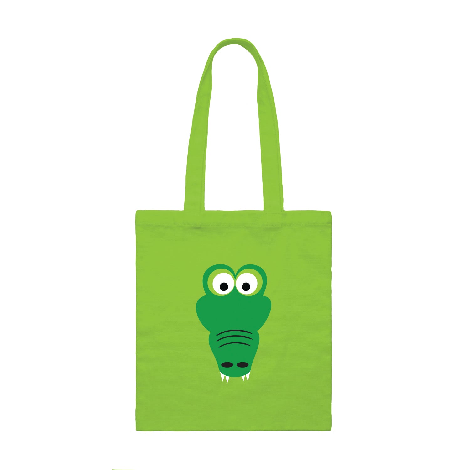 Tote/Kid's Book Bag - Crocodile Green