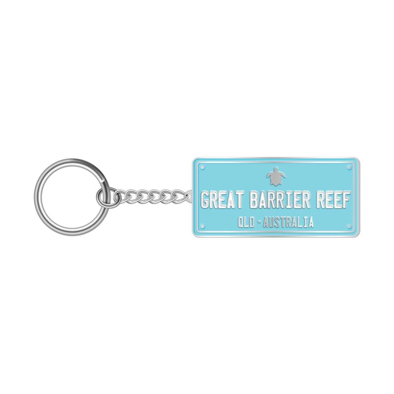Number Plate Keyring - Great Barrier Reef