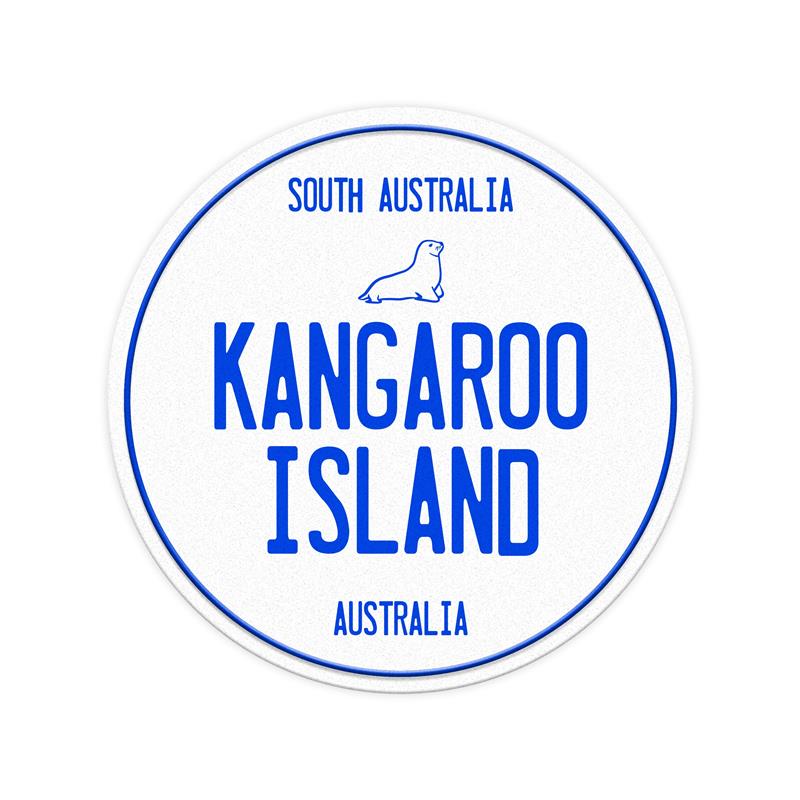 Number Plate Magnet - Kangaroo Island Round