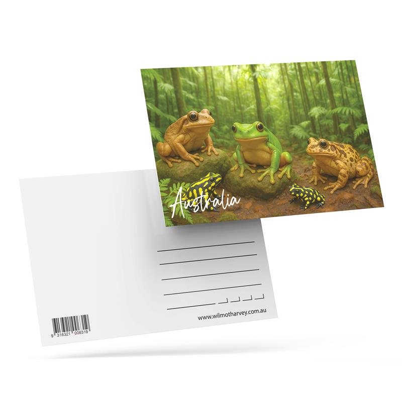 3D Postcard - Frogs