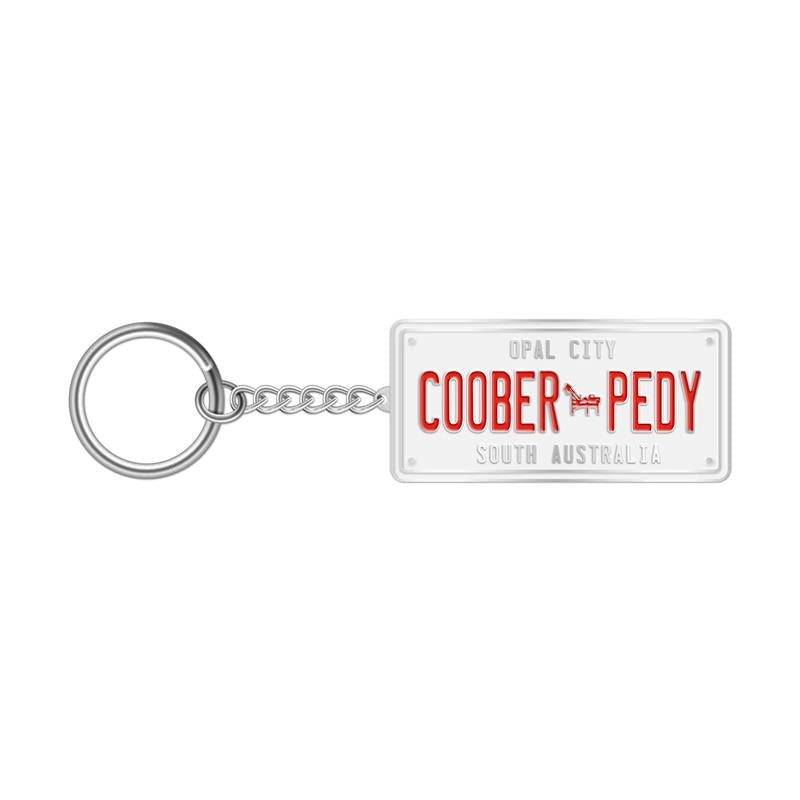 Number Plate Keyring - Coober Pedy