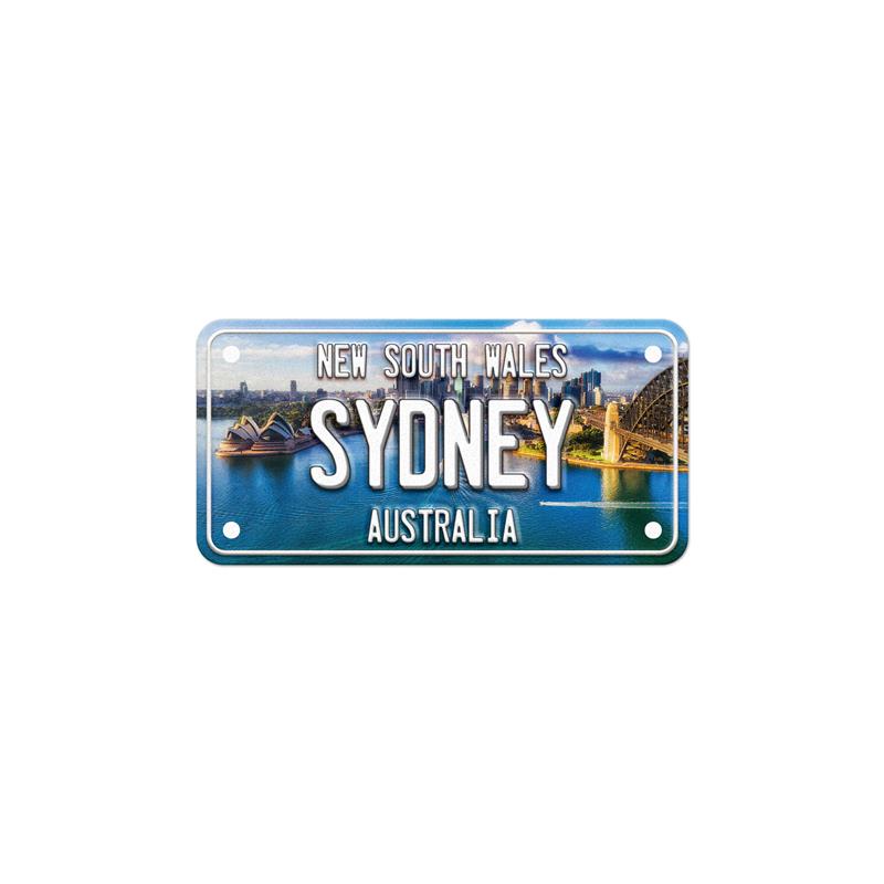 Number Plate Magnet - Sydney Harbour