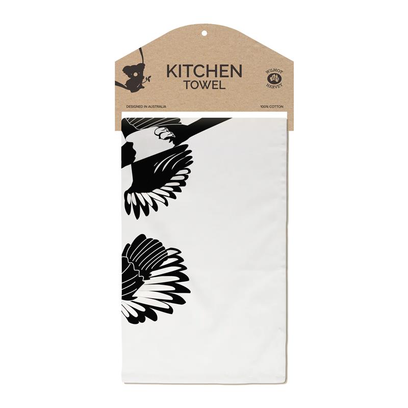 Tea Towel - Magpies