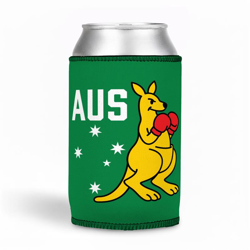 Stubby Holder - Boxing Kangaroo