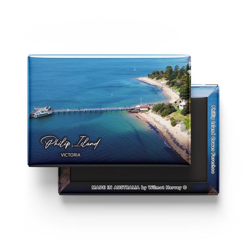 Tin Fridge Magnet - Phillip Island Cowes Foreshore