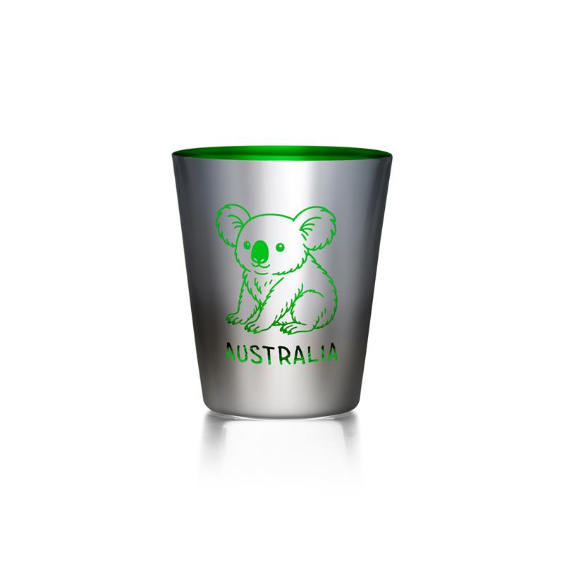 Shot Glass Metallic - Koala - Wilmot Harvey
