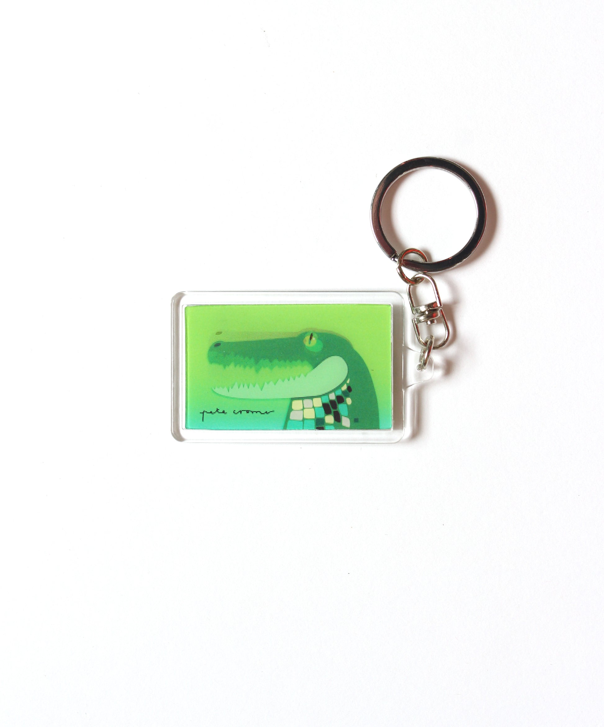 Pete Cromer 3D Keyring - Crocodile - Wilmot Harvey