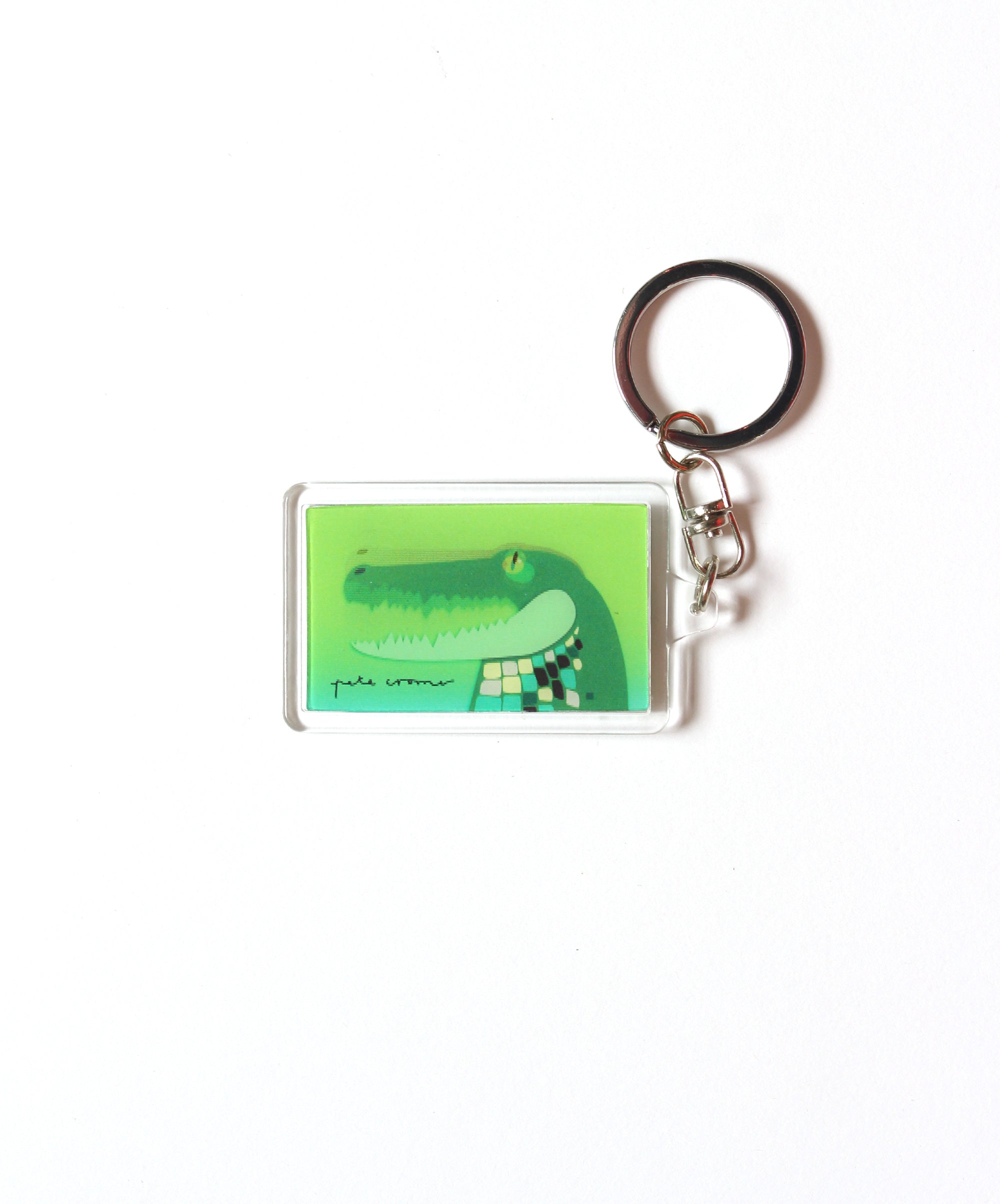 Pete Cromer 3D Keyring - Crocodile - Wilmot Harvey