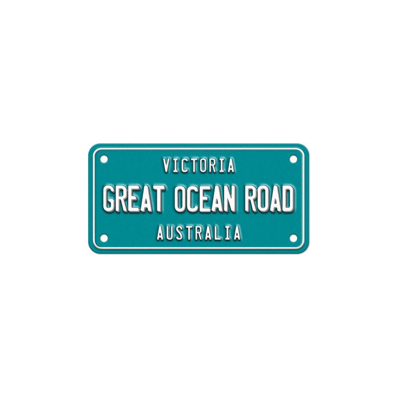 Number Plate Magnet - Great Ocean Road