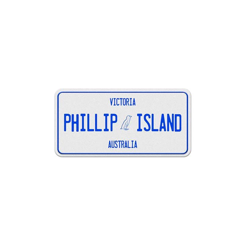 Number Plate Magnet - Phillip Island Rectangle