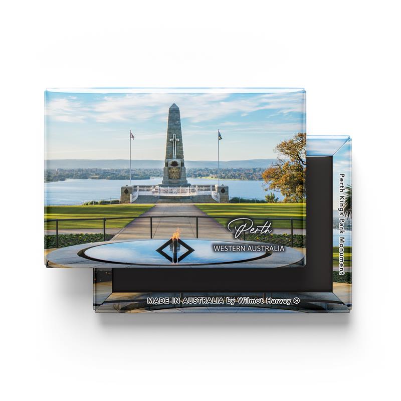 Tin Fridge Magnet - Perth Kings Park Monument