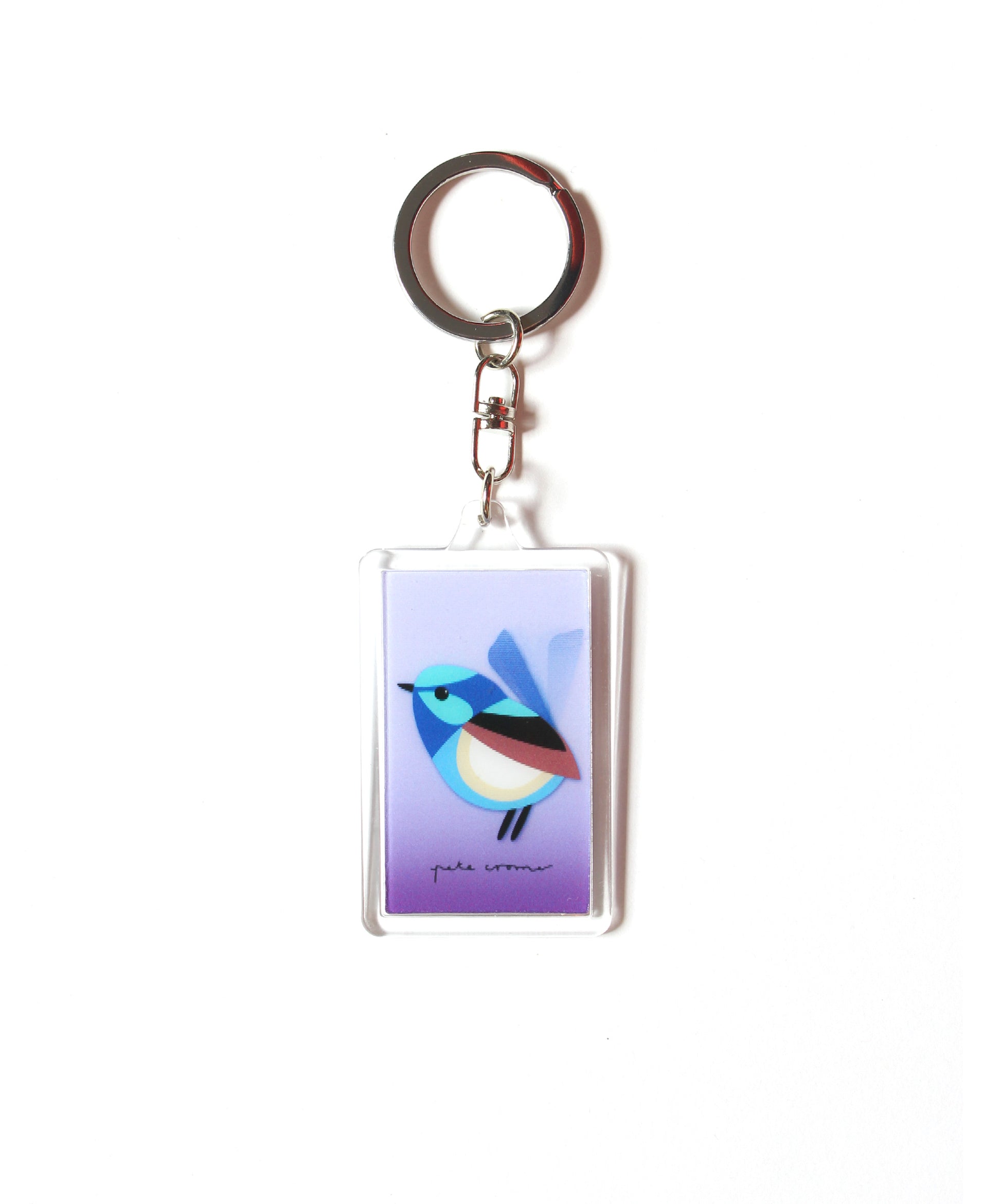 Pete Cromer 3D Keyring - Fairy Wren - Wilmot Harvey