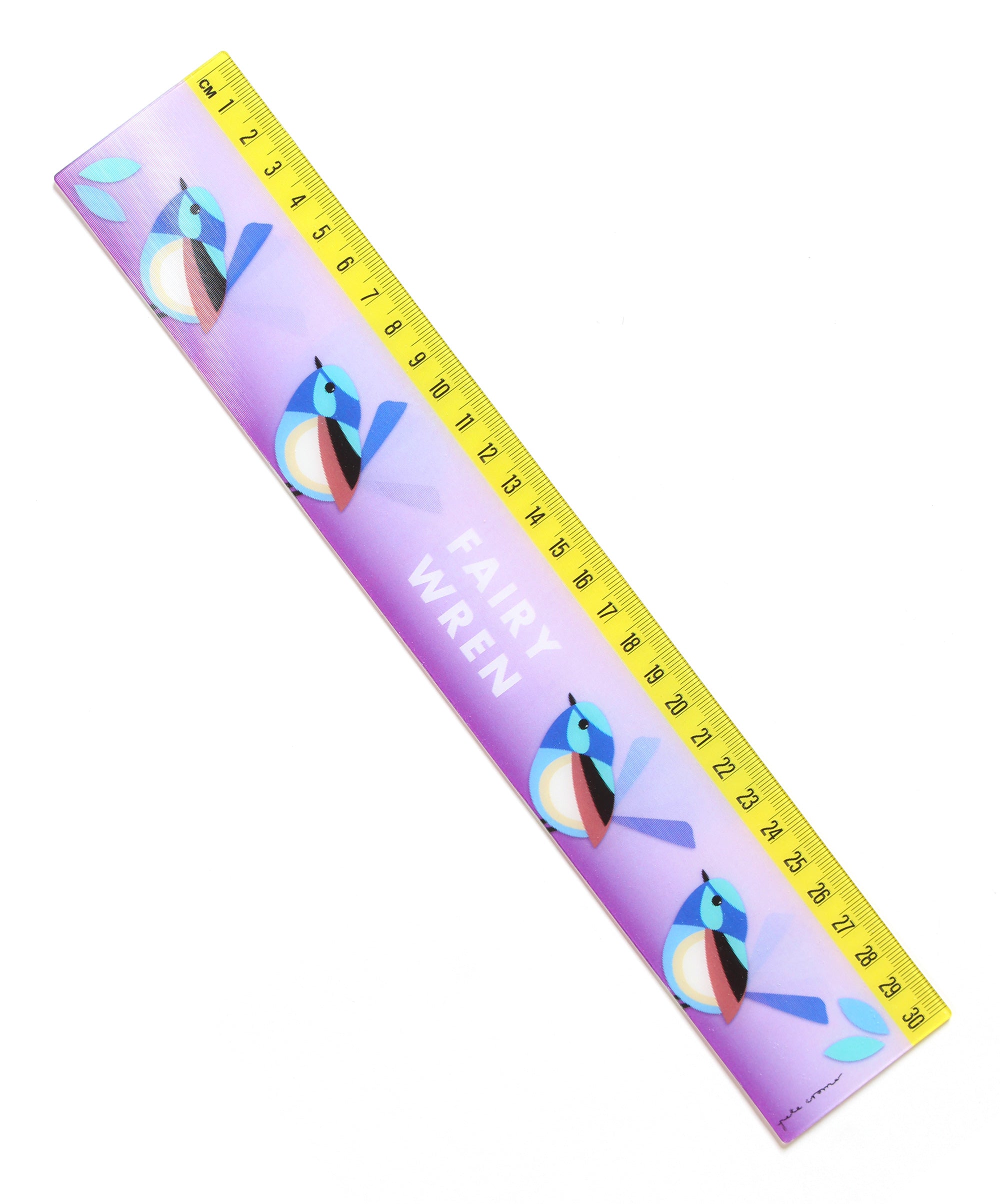 Pete Cromer 3D Ruler - Fairy Wren