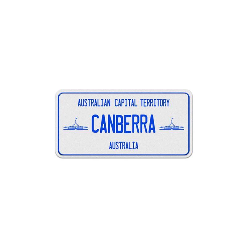 Number Plate Magnet - Canberra Rectangle