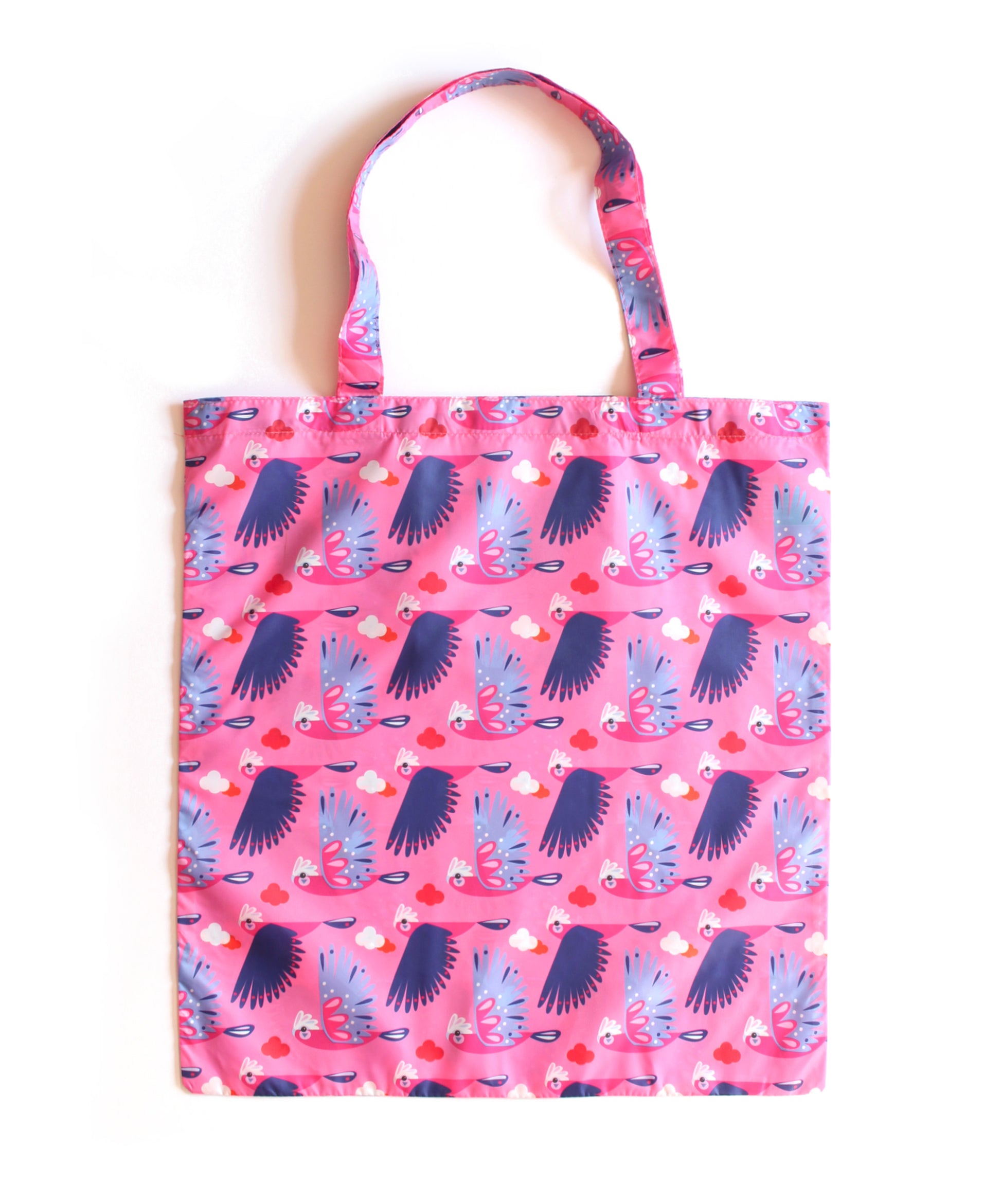 Pete Cromer Fold-Up Reusable Bag - Galah - Wilmot Harvey