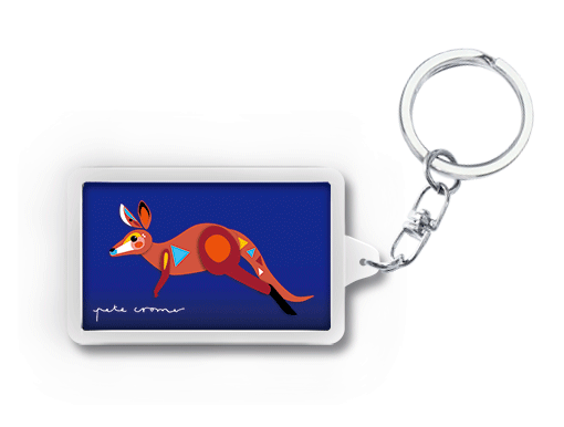 Pete Cromer 3D Keyring - Kangaroo - Wilmot Harvey