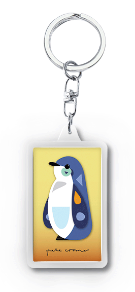 Pete Cromer 3D Keyring - Penguin - Wilmot Harvey