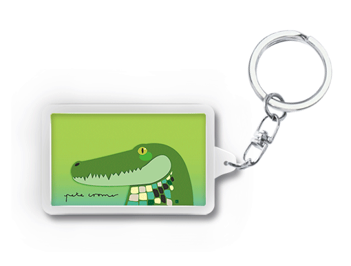 Pete Cromer 3D Keyring - Crocodile - Wilmot Harvey