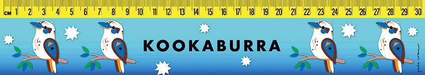 Pete Cromer 3D Ruler - Kookaburra - Wilmot Harvey