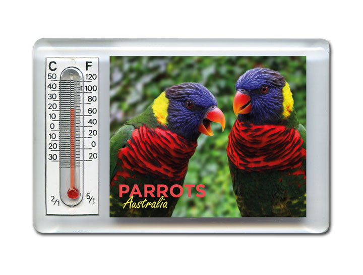 Thermometer Magnet - Parrot