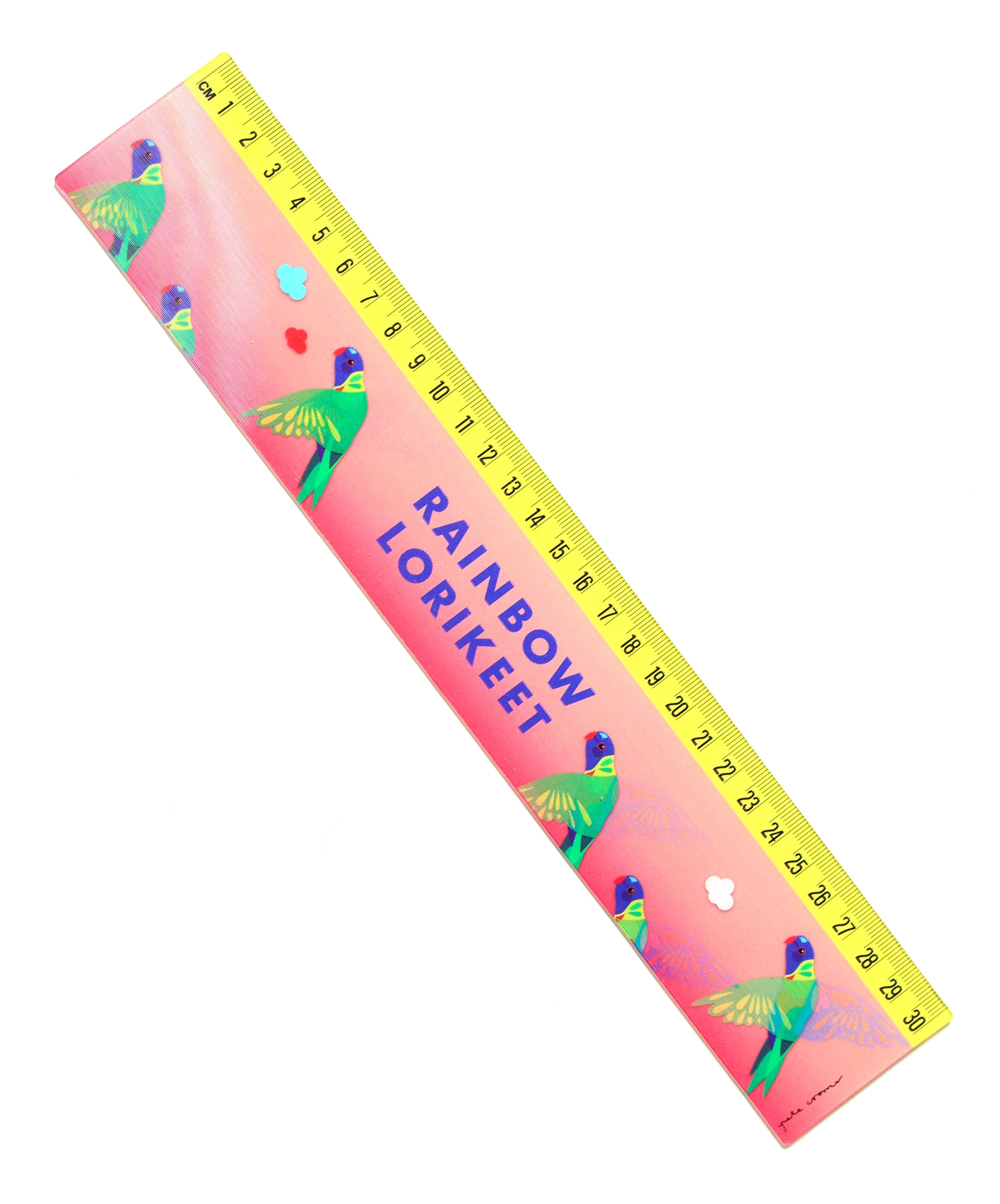 Pete Cromer 3D Ruler - Rainbow Lorikeet