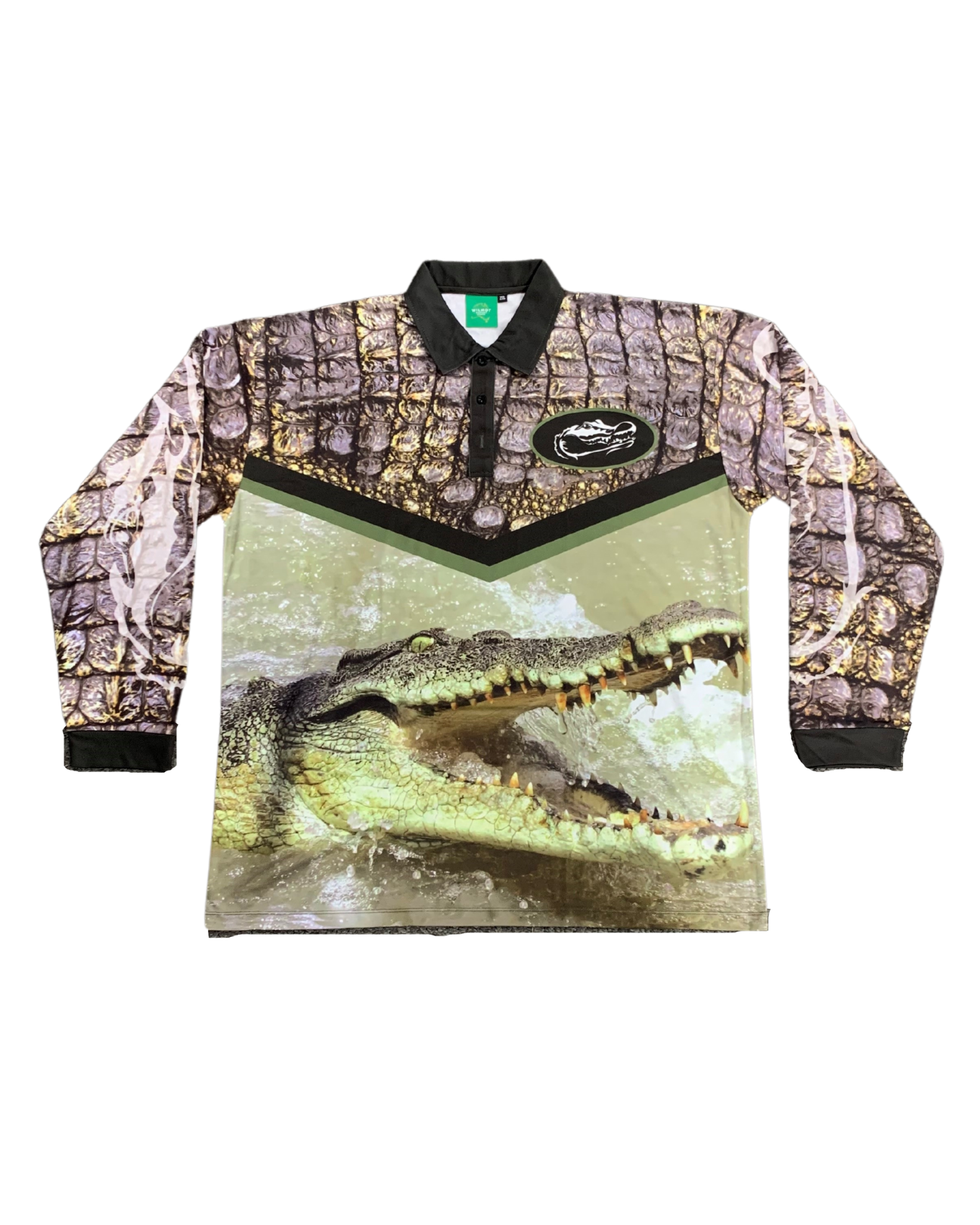Sublimated Fishing Shirt - Crocodile - Wilmot Harvey