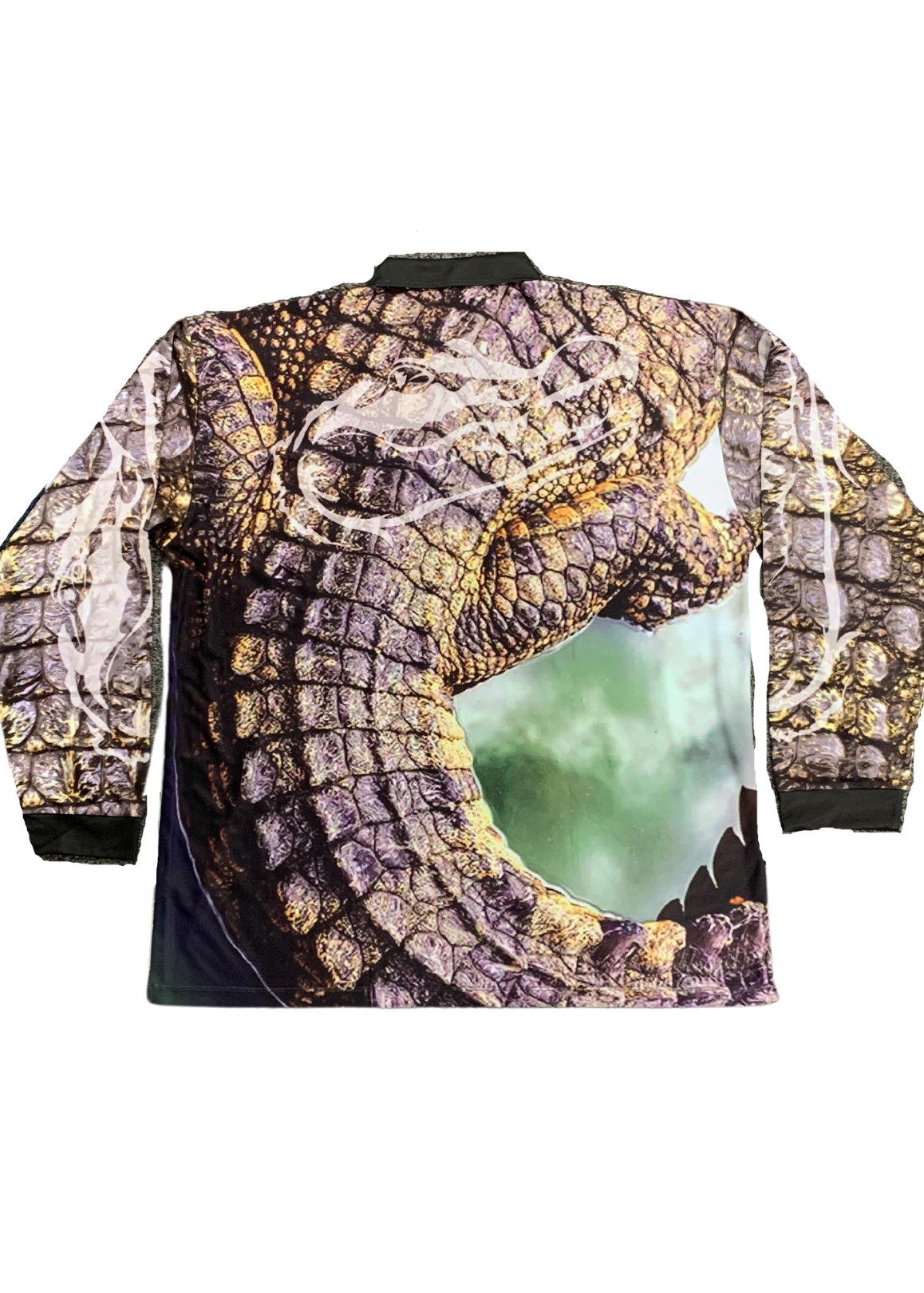Sublimated Fishing Shirt - Crocodile - Wilmot Harvey