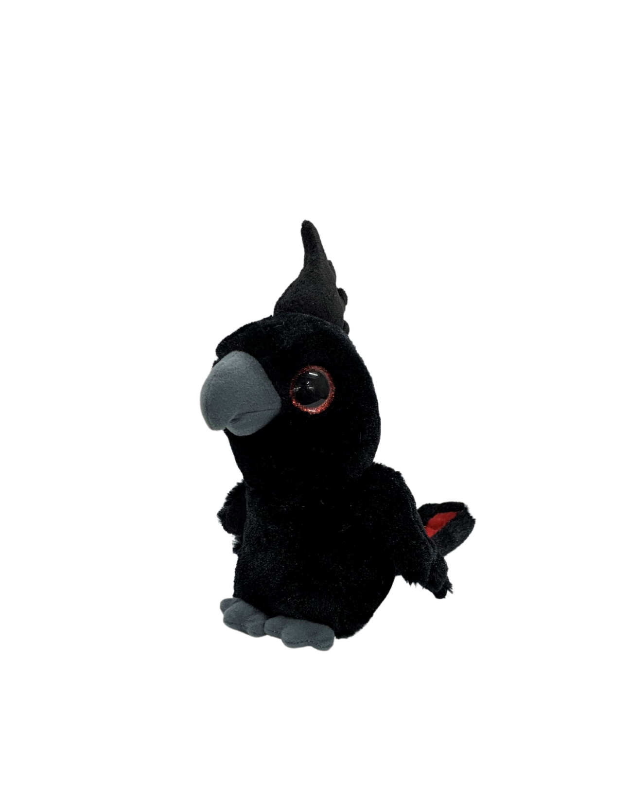 Plush Big Eyed Red-Tailed Black Cockatoo - Wilmot Harvey
